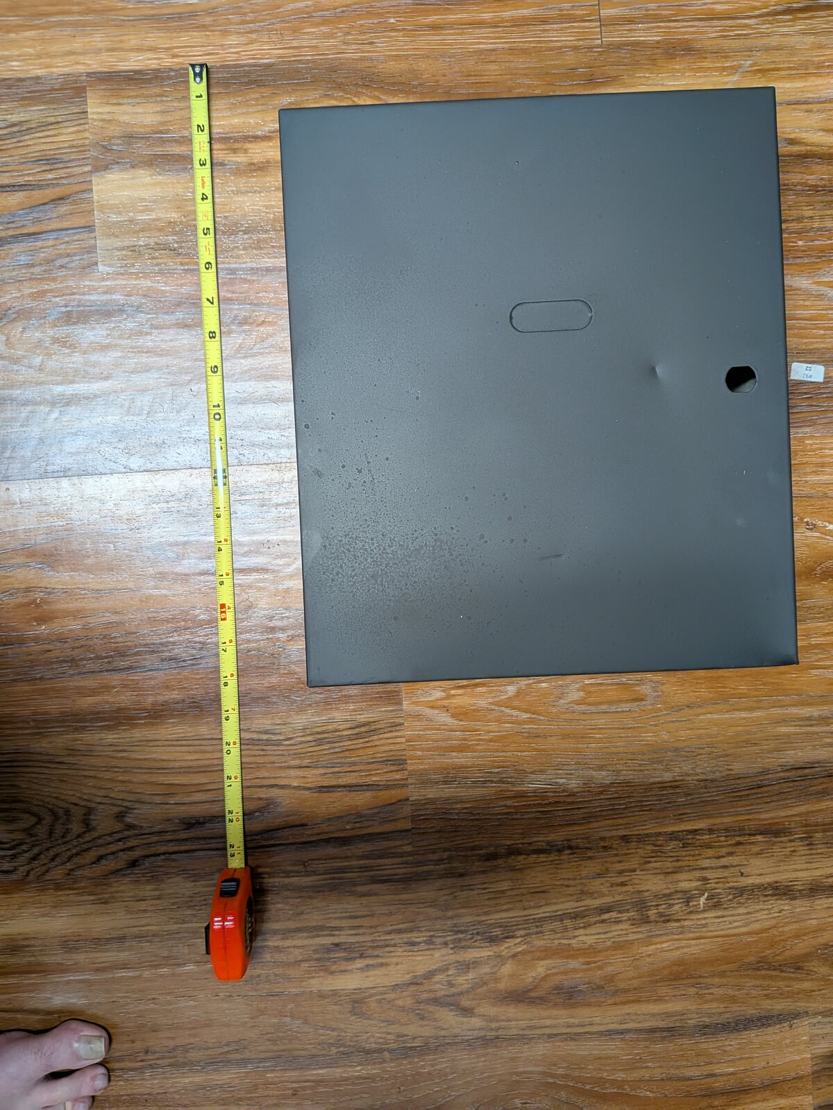 Front of the reclaimed relay panel